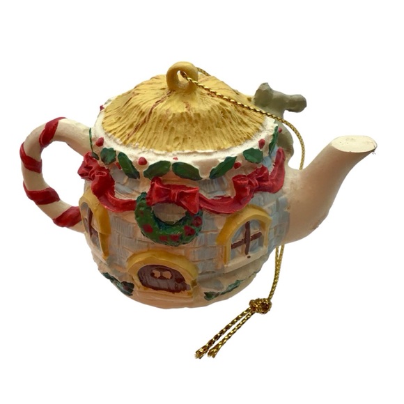 Enesco 1989 “Tea Time” Christmas Ornament - Picture 3 of 11